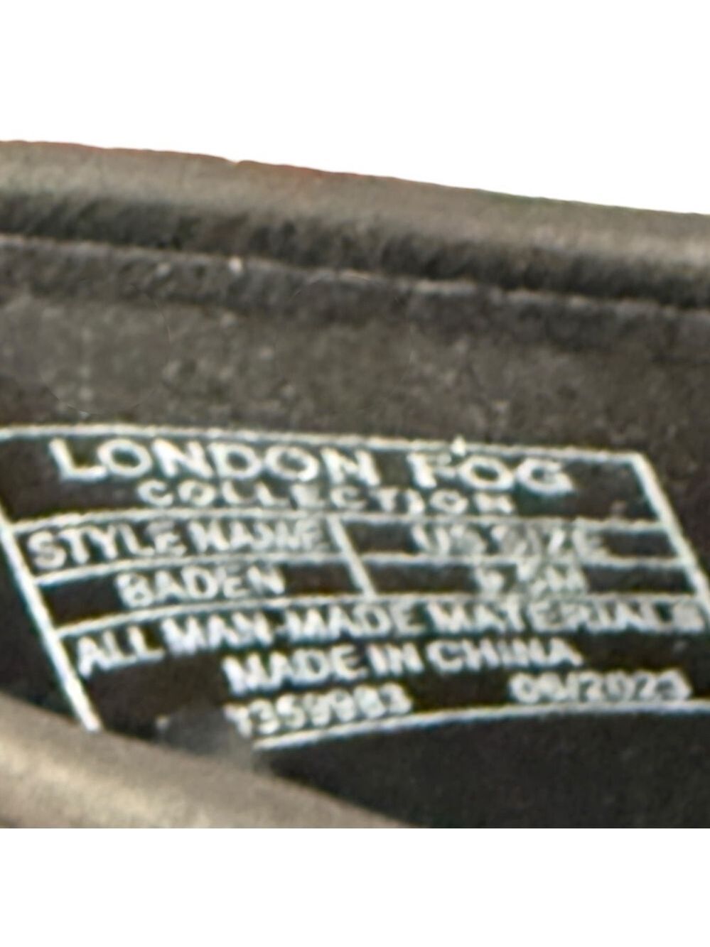 London Fog Baden Black Ballet Flats Comfort Slip On Shoes 9.5M - Picture 6 of 7
